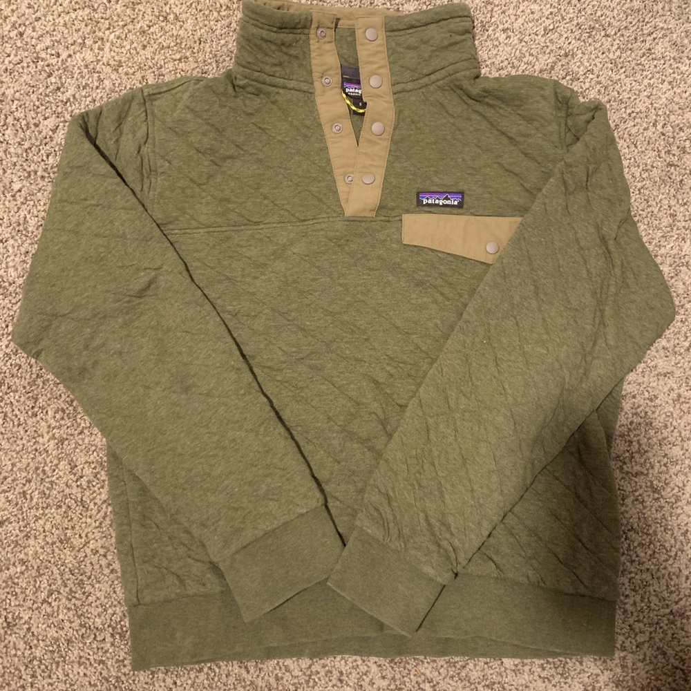 Men’s cotton quilt snap T